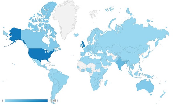 Google Analytics Map