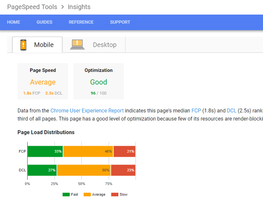 Page Speed Tool